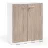 armario de oficina 109x92 sahara strong puertas de melamina blanco 1