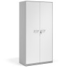 armario de oficina 185x92 blanco mate strong puertas de melamina aluminio 1