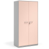 armario de oficina 185x92 rosa nube strong puertas de melamina aluminio 1