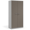 armario de oficina 185x92 etna strong puertas de melamina aluminio 1