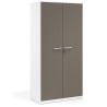 armario de oficina 185x92 etna strong puertas de melamina blanco 1
