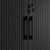 armario de persiana 109x92 negro strong puertas de persiana blanco 6