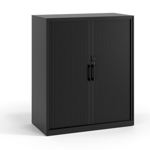 Armario de persiana Strong 109x92cm, estructura negro - 109X92