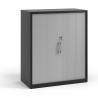 armario de persiana 109x92 aluminio strong negro 1