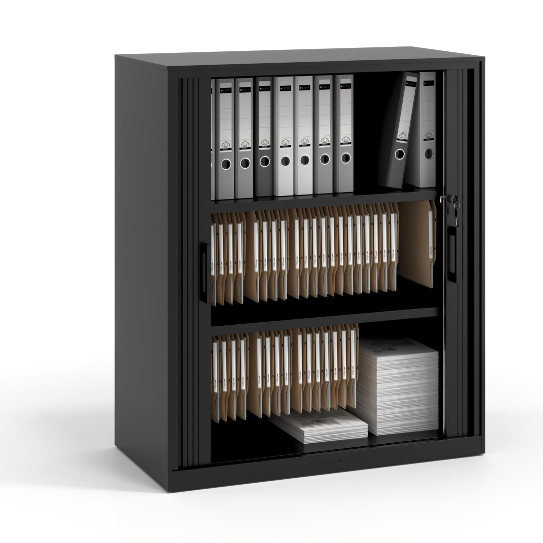 armario de persiana 109x92 negro strong negro 3