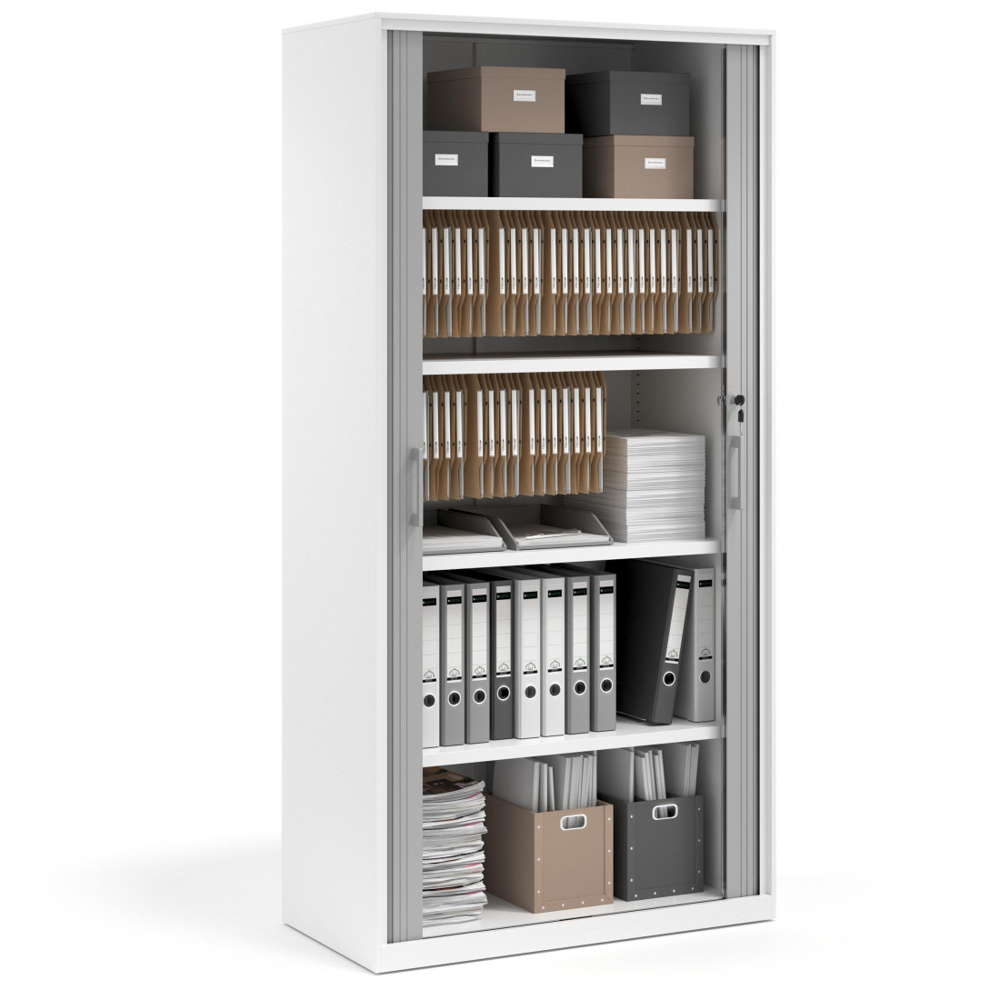 armario de persiana 185x92 aluminio strong puertas de persiana blanco 3
