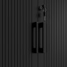 armario de persiana 185x92 negro strong puertas de persiana blanco 6