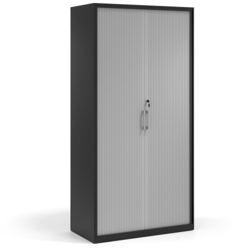 Armario de persiana Strong 185x92cm, estructura negro - 185X92