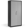 Armario de persiana Strong 185x92cm, estructura negro - Aluminio