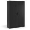 Armario de persiana Strong 185x120cm, estructura negro - NEGRO