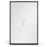 armario de persiana 185x120 blanco strong negro 4