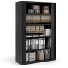 armario de persiana 185x120 negro strong negro 3