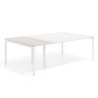 Mesa de cabecera kube para bench 142 estructura blanca - CALIFORNIA