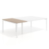 Mesa de cabecera kube para bench 142 estructura blanca - SAHARA
