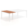 Mesa de cabecera kube para bench 142 estructura blanca - TERRACOTA