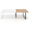 repuesto para mesa de oficina 166x130 siroco cabecera delta 3