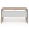 Mesa de Oficina Work fondo 60 estructura bicolor