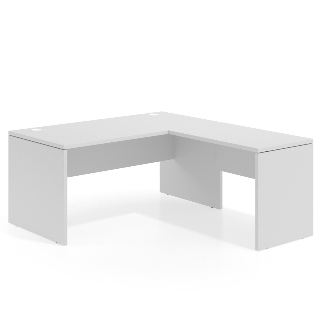 mesa en l 140x180 blanco mate work mesa fondo 80cm con ala 1