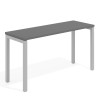 mesa de escritorio 100x50 gris tormenta kube mesa individual fondo 50cm recto 1