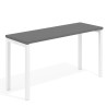 mesa de escritorio 100x50 gris tormenta kube mesa individual fondo 50cm recto 1
