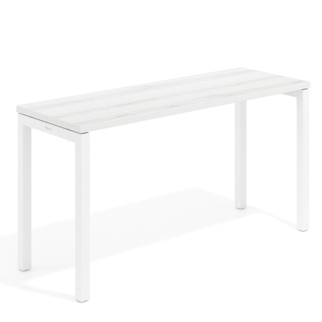 mesa de escritorio 100x50 albo kube mesa individual fondo 50cm recto 1