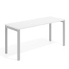 mesa de escritorio 100x60 blanco mate kube mesa individual fondo 60cm recto 1