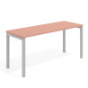 mesa de escritorio 100x60 rosa talco kube mesa individual fondo 60cm recto 1
