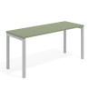 mesa de escritorio 100x60 rayado sauce kube mesa individual fondo 60cm recto 1