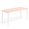 mesa de escritorio 100x68 rosa nube kube mesa individual fondo 68cm recto 1