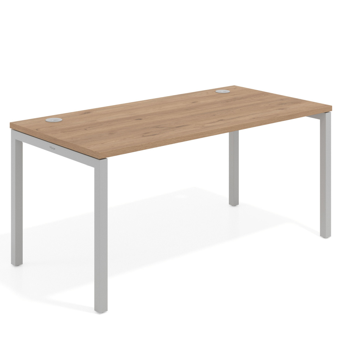 mesa de escritorio 100x80 naturale kube mesa individual fondo 80cm recto 1