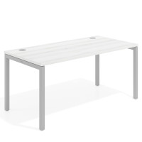 Mesa de oficina Kube fondo 80cm estructura aluminio - ALBO, 140X80