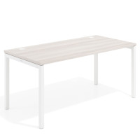 Mesa de oficina Kube fondo 80cm estructura blanca - CALIFORNIA, 120X80