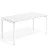 mesa de escritorio 100x80 blanco mate kube mesa individual fondo 80cm recto 1
