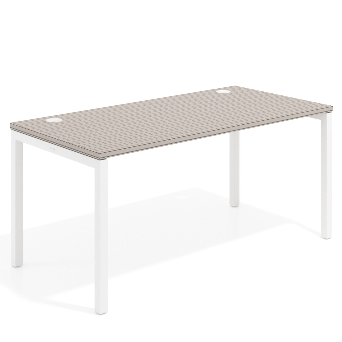 mesa de escritorio 100x80 rayado coco kube mesa individual fondo 80cm recto 1