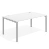 mesa de escritorio 180x100 blanco mate kube mesa individual fondo 100cm recto 1