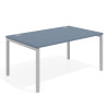 mesa de escritorio 100x100 azul talco kube mesa individual fondo 100cm recto 1