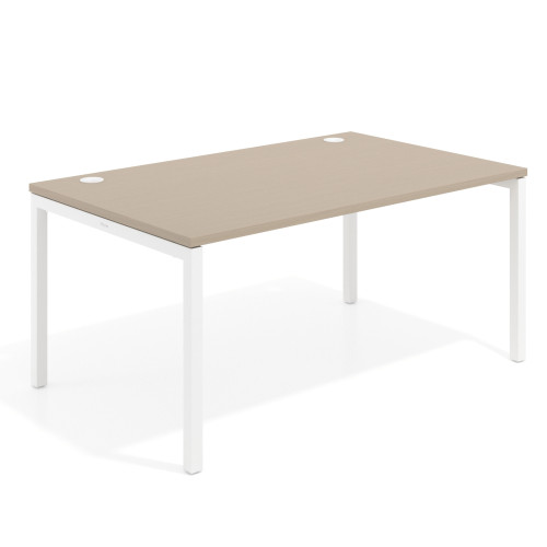 Mesa de dirección Kube fondo 100cm estructura blanca - 100x100