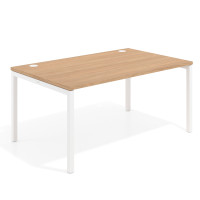 Mesa de dirección Kube fondo 100cm estructura blanca - SIROCO, 160x100