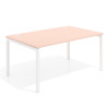 mesa de escritorio 100x100 rosa nube kube mesa individual fondo 100cm recto 1