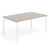 mesa de escritorio 100x100 rayado coco kube mesa individual fondo 100cm recto 1