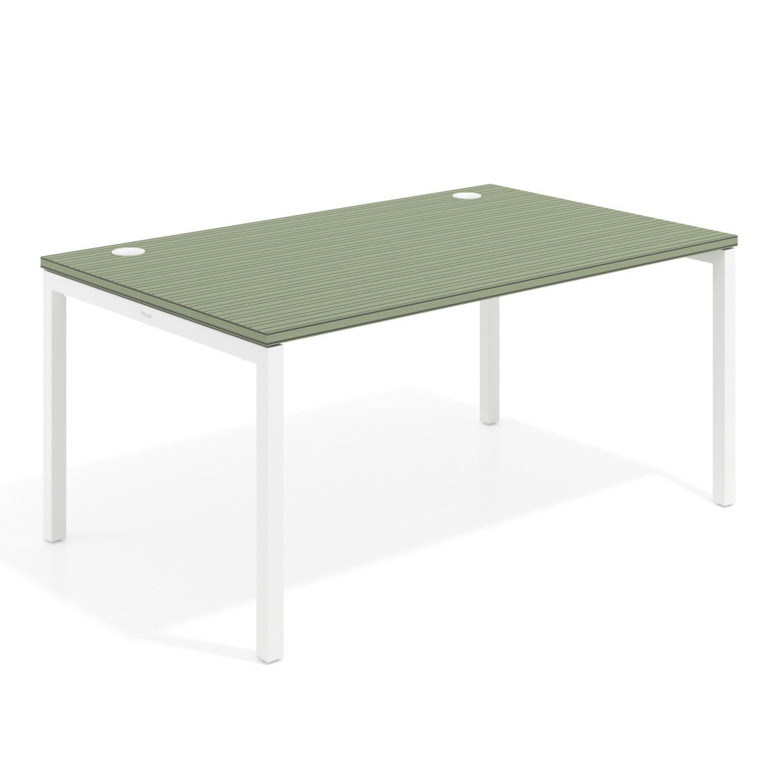 mesa de escritorio 200x100 rayado sauce kube mesa individual fondo 100cm recto 1