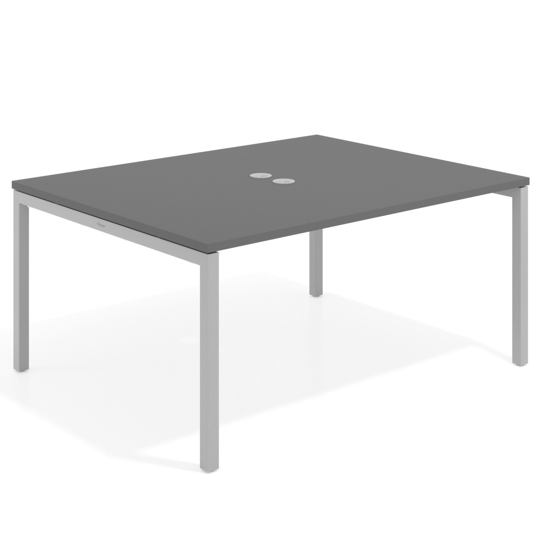 mesa co working 120x126 gris tormenta kube mesa coworking fondo 126cm recto 1