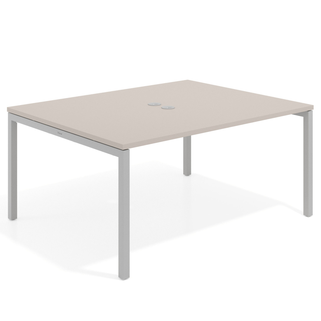 mesa co working 120x126 gris coco kube mesa coworking fondo 126cm recto 1