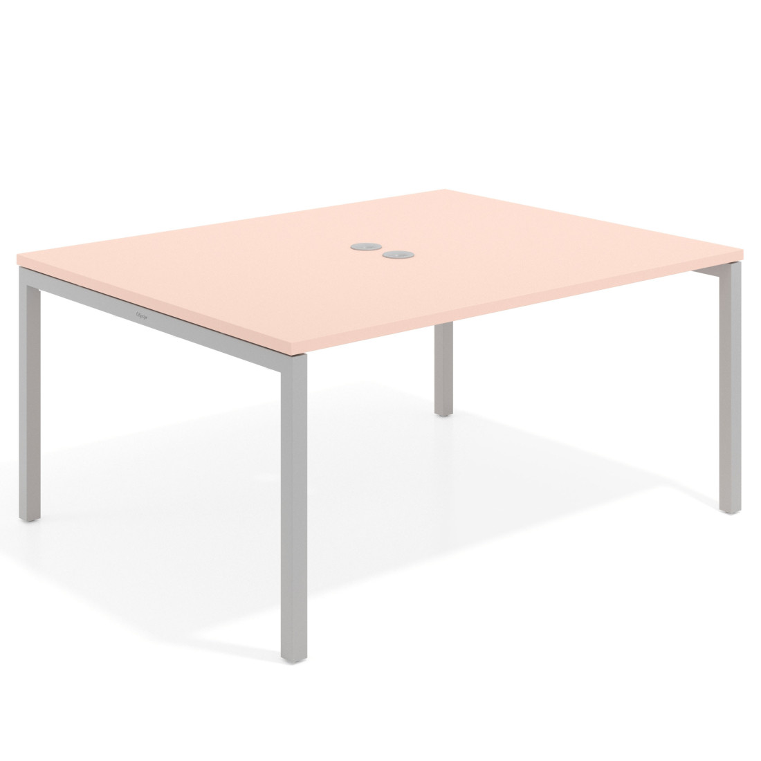 mesa co working 120x126 rosa nube kube mesa coworking fondo 126cm recto 1