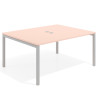 mesa co working 120x126 rosa nube kube mesa coworking fondo 126cm recto 1