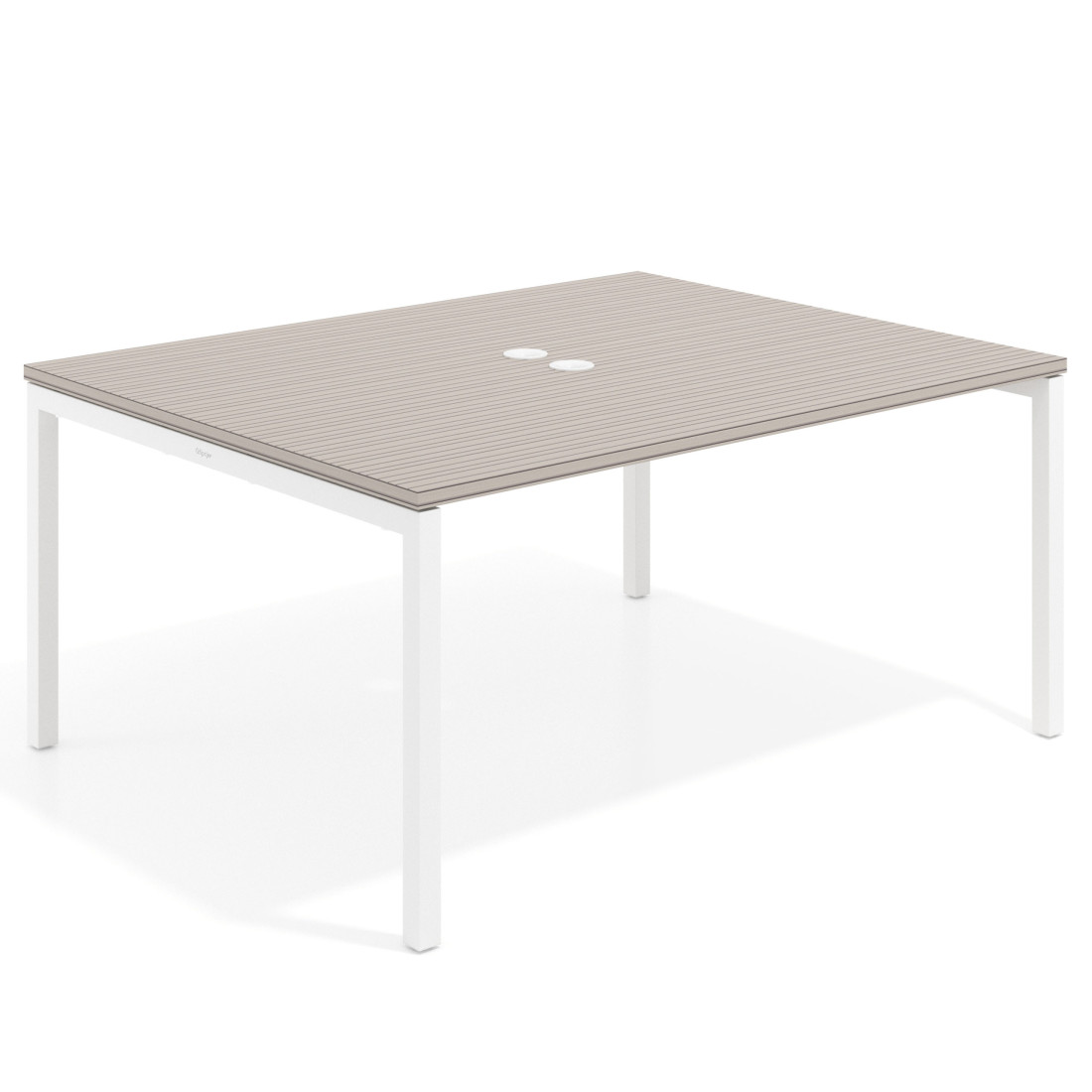 mesa co working 120x126 rayado coco kube mesa coworking fondo 126cm recto 1