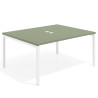 mesa co working 120x126 rayado sauce kube mesa coworking fondo 126cm recto 1