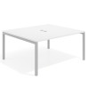 mesa co working 120x142 blanco mate kube mesa coworking fondo 142cm recto 1