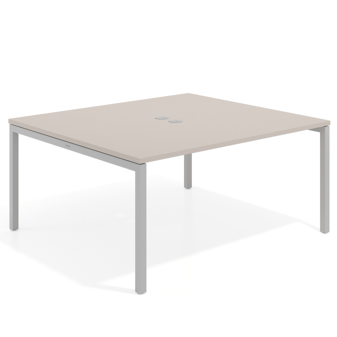 mesa co working 120x142 gris coco kube mesa coworking fondo 142cm recto 1