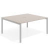 mesa co working 120x142 gris coco kube mesa coworking fondo 142cm recto 1